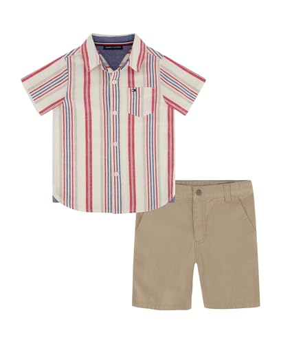 Tommy Hilfiger Boys 2pc Shirt Short Set Short Set