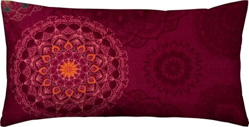 Erwin Müller Kissenbezug, Kissenhülle Flanell - Mandala - mollig warm,...