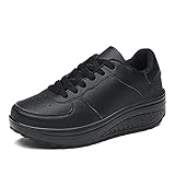 Zapatillas personalizadas con plataforma de cuña y suela muy curvada, moda y llamativos