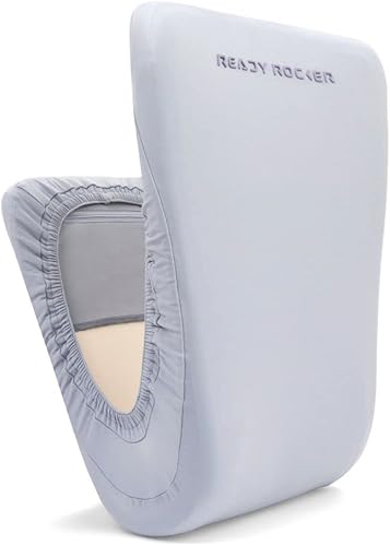 Miniatura 3 de READY ROCKER Paquete de regalo  Mecedora portátil gris moderna + bolsa de viaje + cubierta de cielo