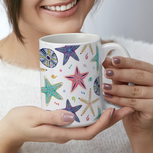 Mug decorativo cerámico 15 oz Along The Coast miniatura 4