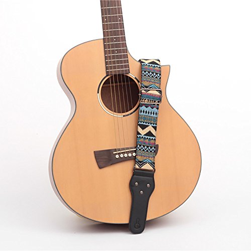 Rufun Sangle de Guitare Rétro Adjustable Broderie Vintage Accessoire Longeur Réglable pour Basse Guitare Électrique… - Les Beatles, Paul McCartney, John Lennon, RIngo Starr, George Harrison Rufun Sangle de Guitare Rétro Adjustable Broderie Vintage Accessoire Longeur Réglable pour Basse Guitare Électrique… – Image 6