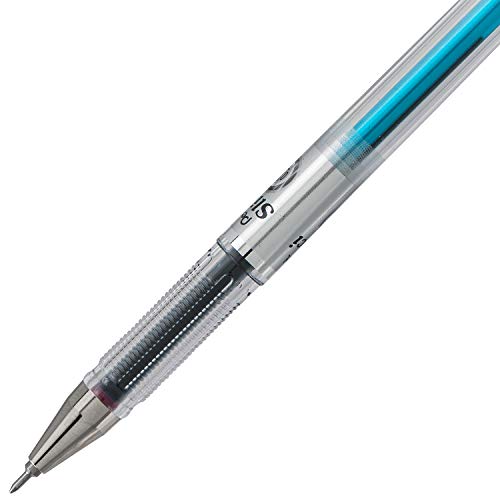 Pentel Arts Slicci 0.25 Mm Extra Fine Gel Pen, Baby Blue Ink, Box Of 12 (Bg202-S2) #TOP4