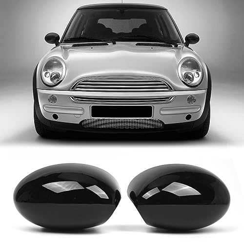 Cubrecabezales Para Mini Cooper R50/R52 2001-2006 - Negro Brillante De-Cromado, Material ABS