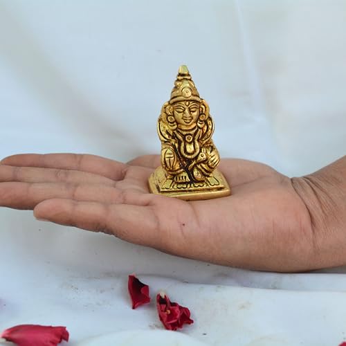 Estatua de Brass Kuber Maharaj de 2.25 pulgadas miniatura 4