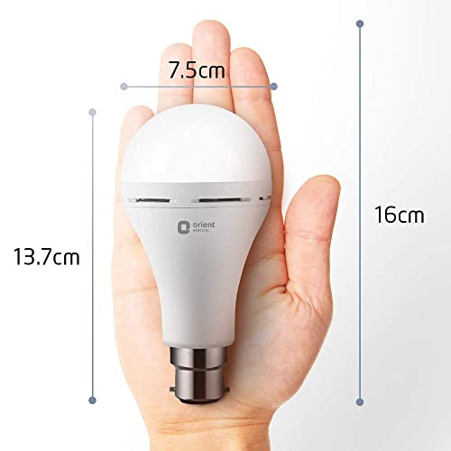 Image of Orient Electric 9Watts Eternal Emergency LED Light Bulb, Base B22 (Cool Day White, Pack of 4)