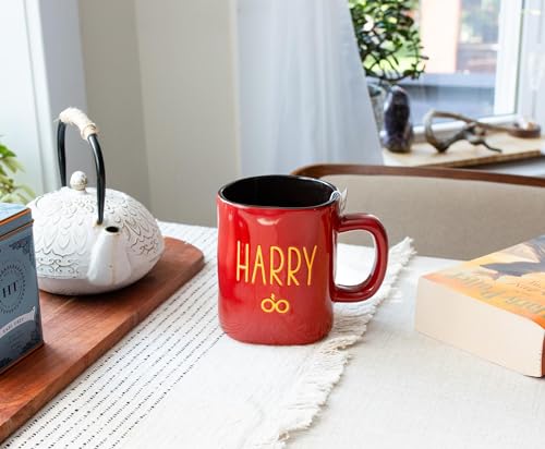 Taza de cerámica Harry Potter 25 onzas roja miniatura 5