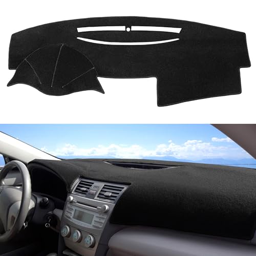 SKYLOTEC Dash Cover Compatible with Toyota Camry SE XSE LE 2007 2008 2009 2010 2011 Dashboard Mat Pad Dash Carpet Protector