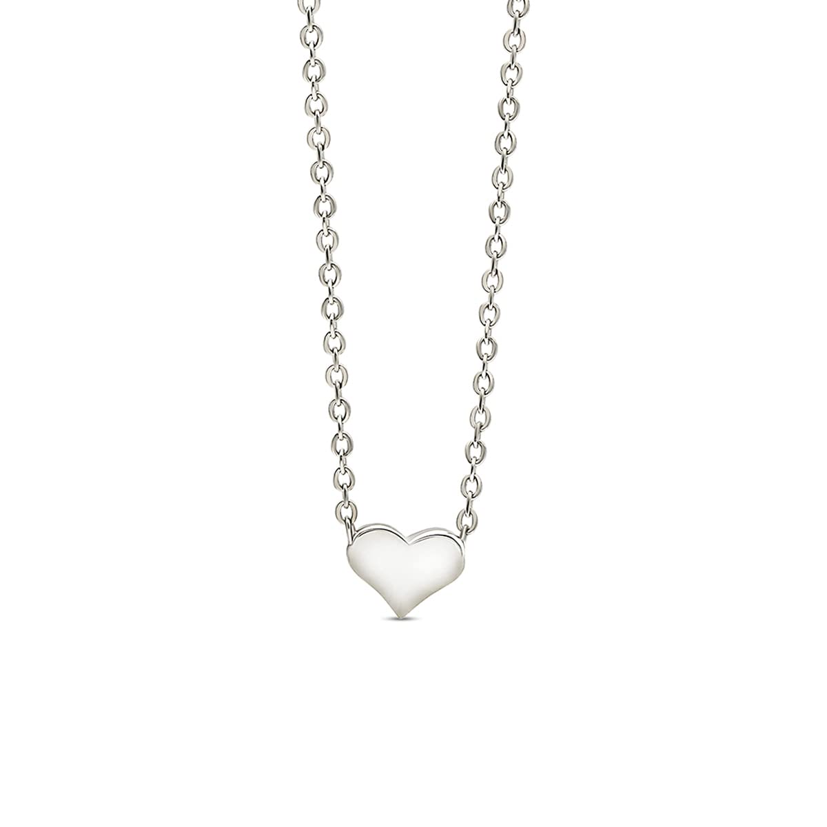 Silberry 925 Sterling Silver Pebble Heart Pendant with Chain | Necklace for Women & Girls | With Certificate of Authenticity and BIS Hallmark (B0BSLQPW2M) Amazon Price History, Amazon Price Tracker