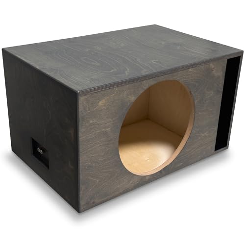 Adire Audio Single 15 Inch Subwoofer Box Ported – 3.5 Cu Ft, Baltic Birch, Pre-Wired 10ga OFC - 24mm Baffle, USA Made Birch Ply Subwoofer Enclosure to Enhance Sound & Bass, Handles up to 1500W