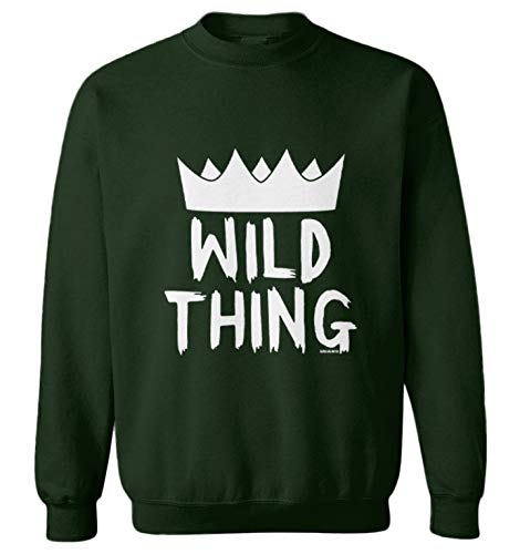 Haase Unlimited Wild Thing - Crown Crazy Savage Toddler Fleece Crewneck Sweater