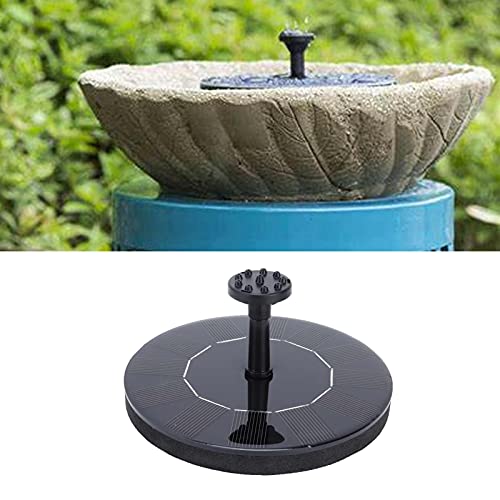 Fuente solar LED para baño de pájaros, fuente solar con bomba de fuente solar para jardín, baño de pájaros, estanque, piscina, peceras al aire libre