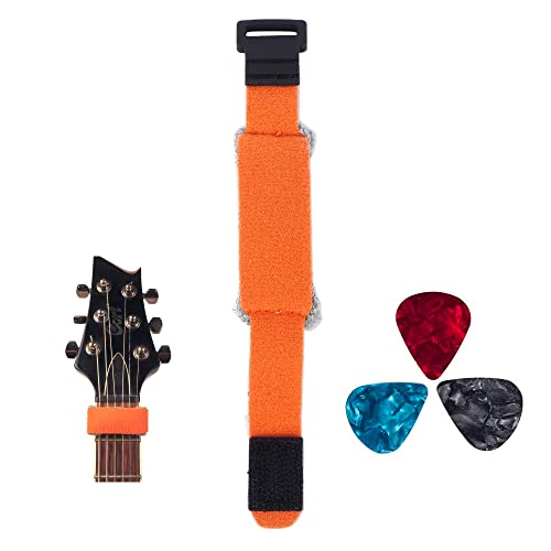 Lmwkun Guitar String Muter Guitar Noise Reducer Dampener Universal Guitar Fretboard Muting Wraps Suitable For Electric Acoustic Classic Guitar Bass Musical Instrument Accessories (Rose) #TOP5