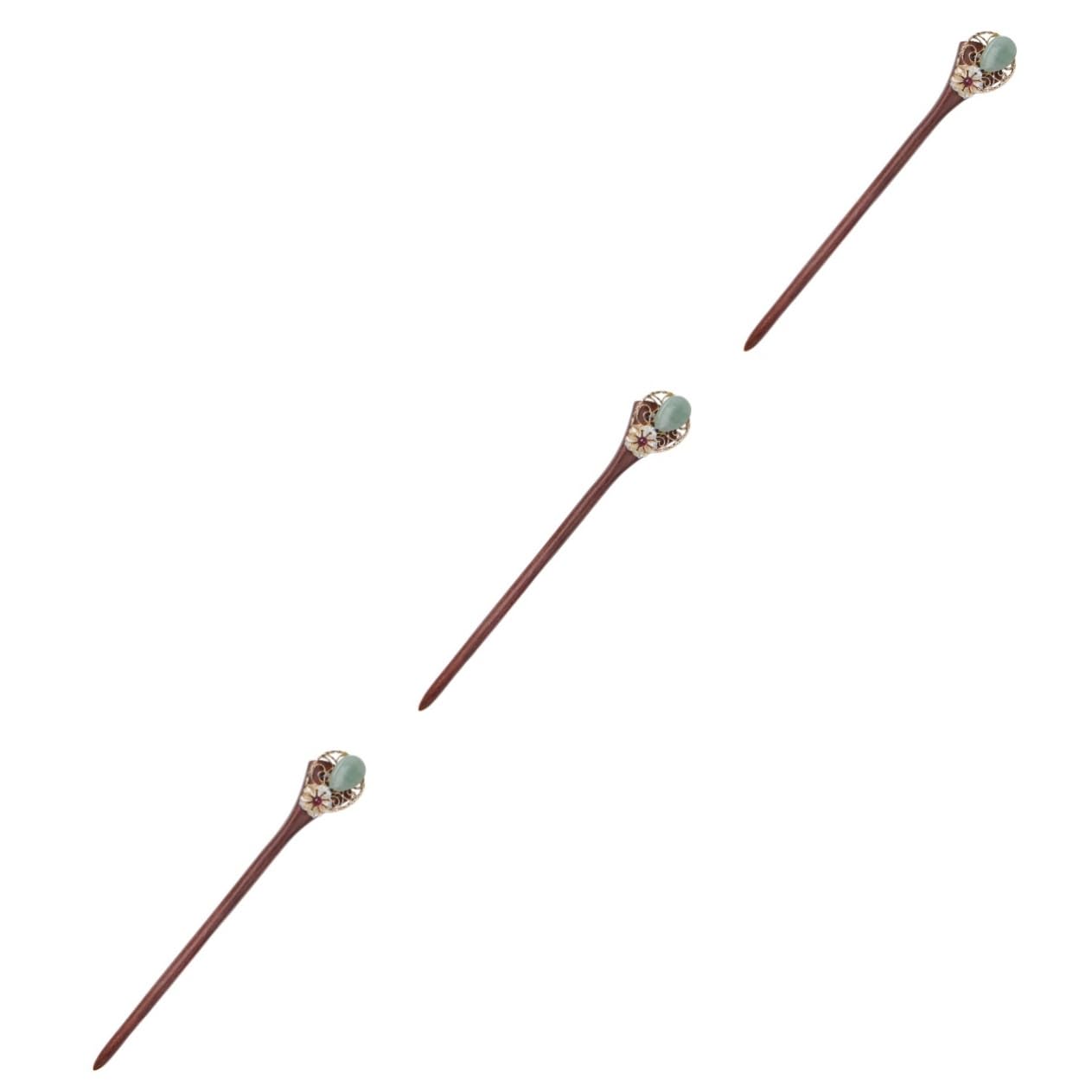 FRCOLOR 3pcs Hanfu Horquilla Borla Horquilla Palillos Pelo Chino Pinza de Pelo Moño Palillos Personalidad Bollos