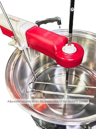 StirMATE Culinary Thermometer + GEN3 Pot Stirrer + Omni-XL XL Pot Stirrer Attachment Complete Hands-Free Stirring & Temperature Control Bundle