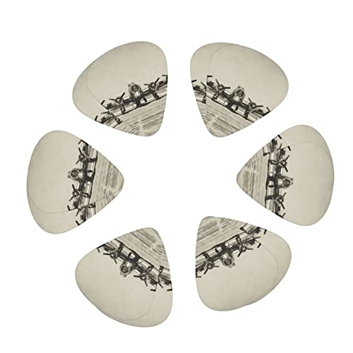 Avion Art Lot de 3 médiators en celluloïd coloré pour guitare basse, amateurs de musique, joueurs de guitare, guitares électriques et acoustiques 0,46 mm, 0,71 mm, 0,96 mm - Les Beatles, Paul McCartney, John Lennon, RIngo Starr, George Harrison Avion Art Lot de 3 médiators en celluloïd coloré pour guitare basse, amateurs de musique, joueurs de guitare, guitares électriques et acoustiques 0,46 mm, 0,71 mm, 0,96 mm – Image 3