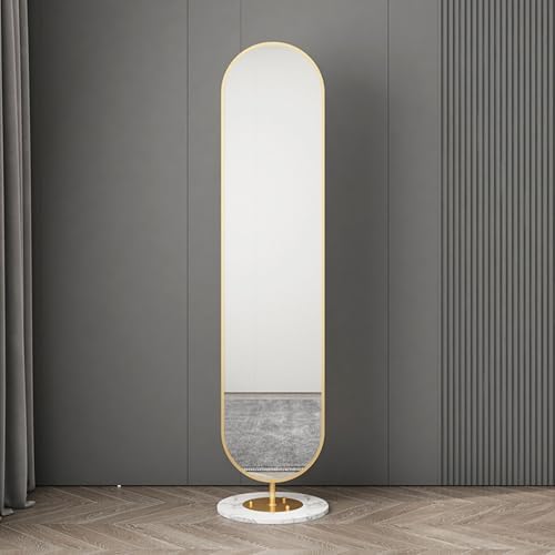 360° Rotating Full Length Mirror with Coat Rack, 3-in-1 Floor Mirror with Hooks & Open Shelves, HD Anti-Distortion Glass for Entryway, Bedroom & Living Room Decor