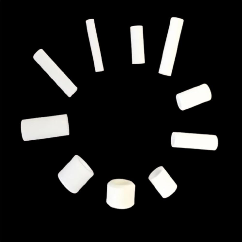 4 pz Condotto Cavo in Porcellana Resistente alle Alte Temperature ID 2/3.3/3.4/3.5mm, Tubo in Ceramica ad Alto Contenuto di Allumina for Energia Termica(2x4x22m)