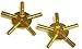 Price comparison product image Harts Clock Winding Keys Brass Spider odd/Even Pair Ten Sizes Key Wind Old Clocks 10 Sizes