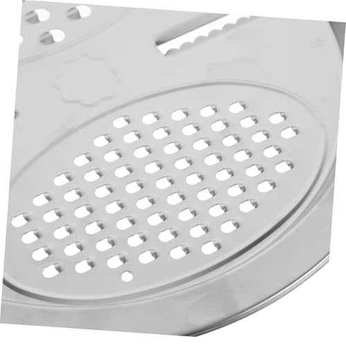 Luxshiny 多機能ステンレス製野菜スライサー 千切りおろし兼用 洗米可能 省力調理ツール 家用キッチン用品 シルバー