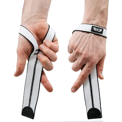 Image of WARM BODY COLD MIND V1 Lifting Wrist Straps for Olympic Weightlifting - Rated at 660 lb - Hand Wraps for Powerlifting, Weight Lifting, Bodybuilding Functional /Cross Training, Deadlift Gym Bar, Cotton
