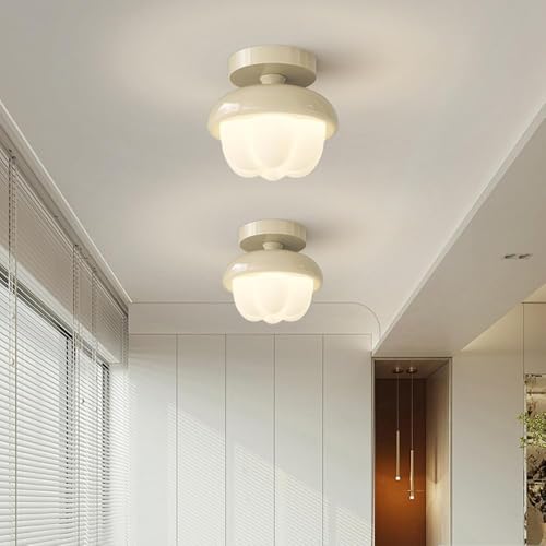 Lámpara de techo piña beige estilo nórdico moderno para habitación infantil 4