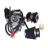 BH-Motor Intake manifold Fuel Air filter Carburetor For GY6 150cc Kazuma Taotao Roketa SunL Baja Eagle Chinese Go Kart