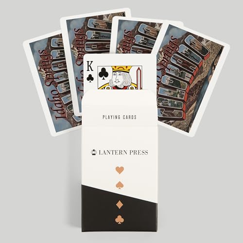 Lantern Press Idaho Springs, Colorado, 52 cartas póker miniatura 6