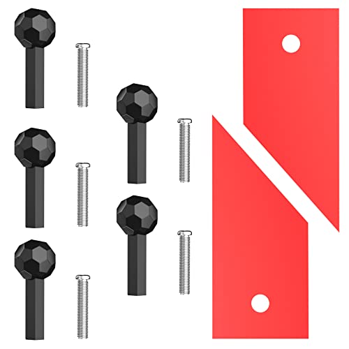 Ebliki Prize Wheel Pegs And Red Pointers Replacement Kit, Spinning Prize Wheel Replacement Parts For Game Trade Show(5 Pegs, 5 Nuts And 2 Pointers) #TOP24