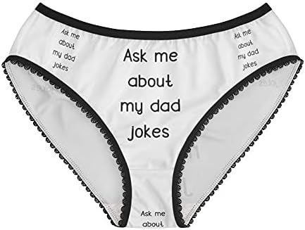 SpreadPassion My Dad Jokes Panties, My Dad Jokes Underwear, Briefs, Cotton Briefs, Funny Underwear, Panties For Women