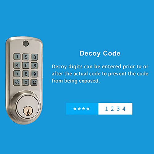 Serrure intelligente contre l'oubli de clés avec code clavier numérique - 4