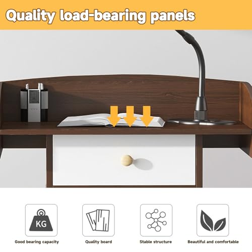 Atril de madera ajustable de diseño refinado para presentaciones y exposiciones 8