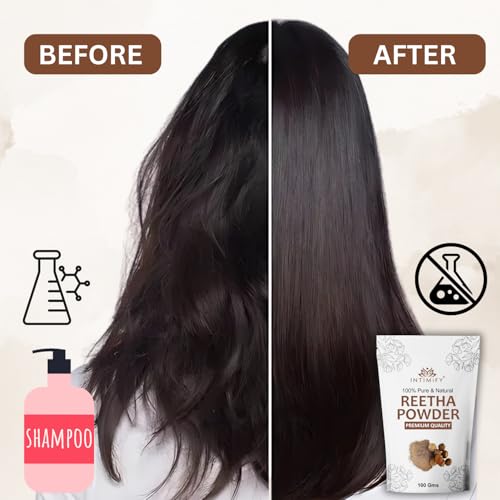 Image of INTIMIFY Reetha Powder For Hair Growth | For All Hair Type | Used as Hair Mask | 100 Grams