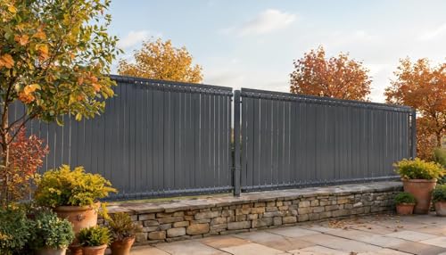 Casanoov Kit de Lamelles Occultantes PVC Rigides CINTO Vert 200x170cm – 39 Lames pour Clôture Rigide – Protection Intimité Jardin Terrasse Extérieur – Traitement Anti-UV – Installation Facile