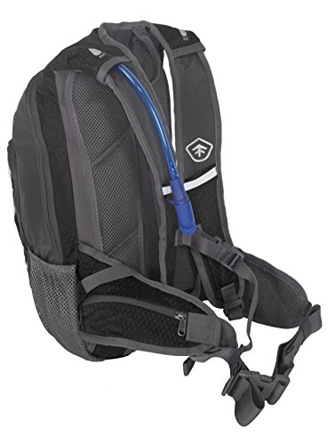 Stansport Mochila de 20 L com bexiga de hidratação, preta