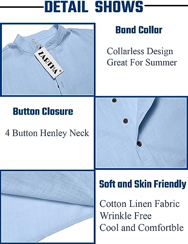 Image of Bellstone Kurta for Man | Men's Trendy Short Kurta | Shirt for Man | Men's Casual Shirts | Kurta Wedding for Men | Stylish Full Sleeve Shirts | Mandarin Collar Short Kurta for Men