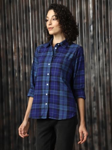 Image of HIGH Star Oversized Cotton Shirt for Women | Stylish Tops for Women | Comfortable and Trendy Casual Shirt
