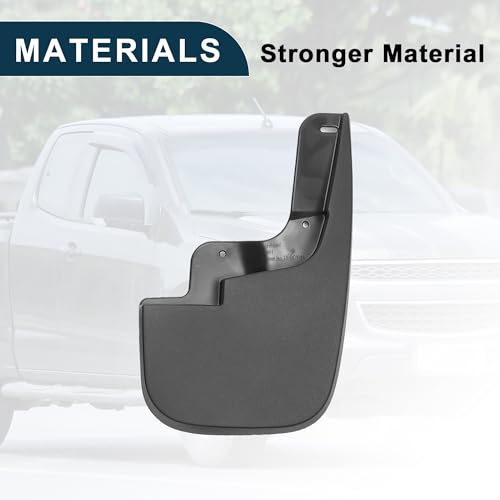 Image of Mud Flap Splash Guard for GMC Canyon 2015-2019 Durable | Front & Rear Side Mudflaps with Mount Accessor 1 Set