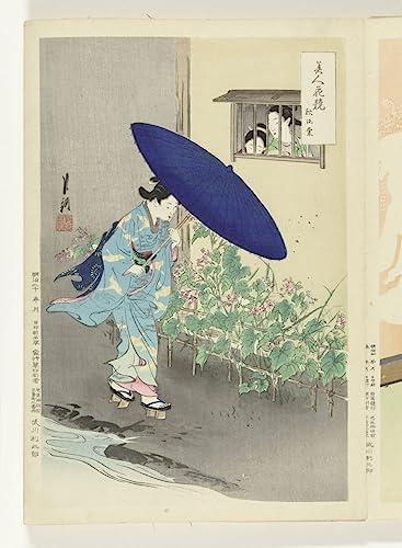 Ogata Gekko lienzo decorativo para crear un salon elegante de inspiracion oriental