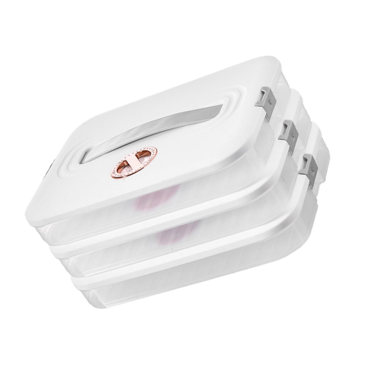 Cabilock Caja de Conservación de Alimentos Frescos para Guardar Dumplings Estuche Frigorífico Contenedor de Cocina