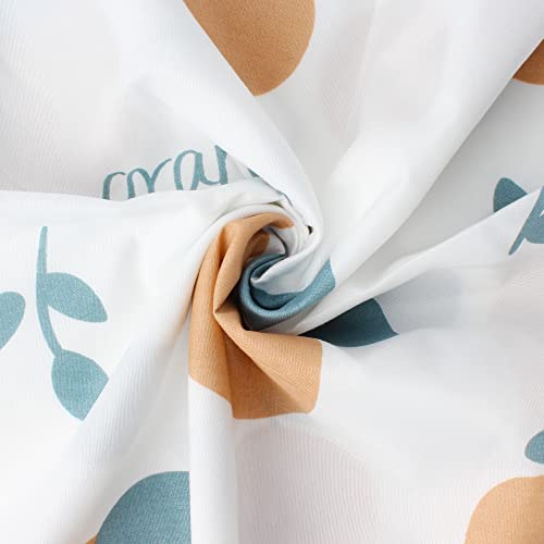 Image of Cute Bottom Bunk Bed Curtain Student Dormitory Blackout Cloth Mosquito Nets Bedding Tent Bed Canopy Single Sleeper, Orange Rabbit