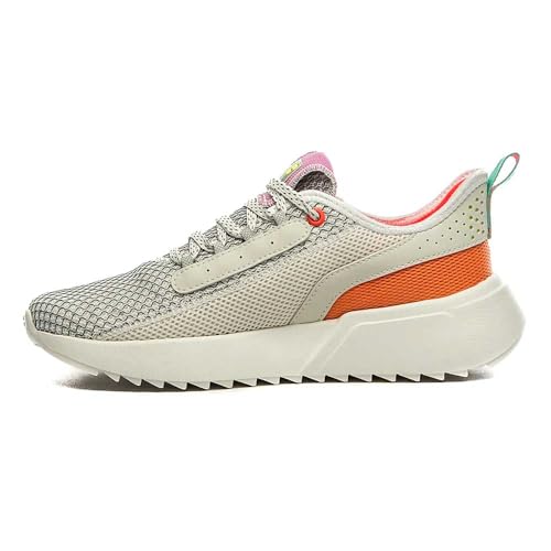 Tenis Fila Freestyle Feminino,Branco/Laranja/Verde,36