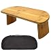Yclty Panca da Meditazione Portatile, Sgabello da Meditazione in bambù Sedile Pieghevole per Ginocchia Panca da Yoga Sedile Ergonomico per Rialzo - Regali Esoterici