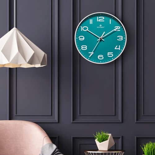 10-Inch Modern Minimalist Silent Wall Clock