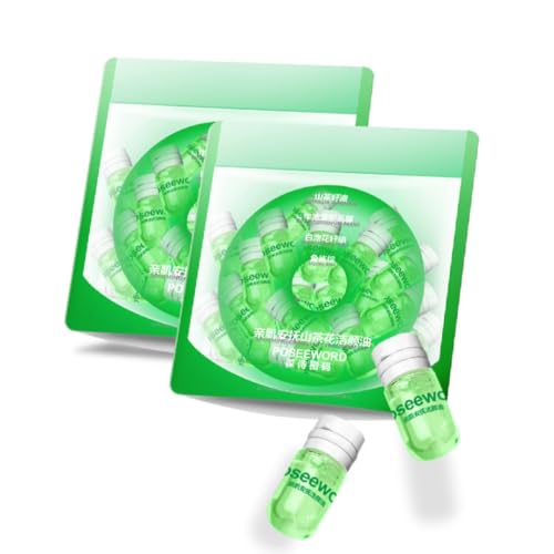 HAOTROO Cisto Cleansing Oil Mini,Cisto Makeup Remover Oil,Portable Cisto Softening Soothing Gentle Cleansing Oil For Travel 2ml 20pcs (40, Camellia)