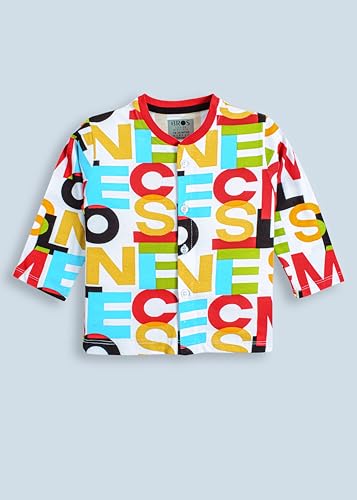 Image of 3BROS BodySuit /Dress for Boys /Girls Full Pajama & Casual Full Sleeves Night Suit Top Combo Kids Set