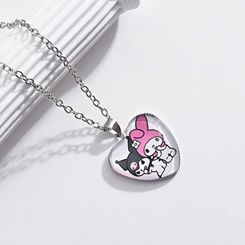 Necklace Anime Jewelry Figure Teen Kawaii Best Friends Choker Pendant Girl Gift #TOP6