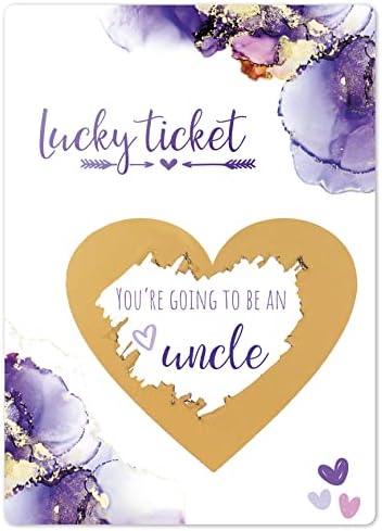 Jolicoon Pregnancy announcement scratch card - You are going to be an aunt with envelope - Baby announcement aunt
