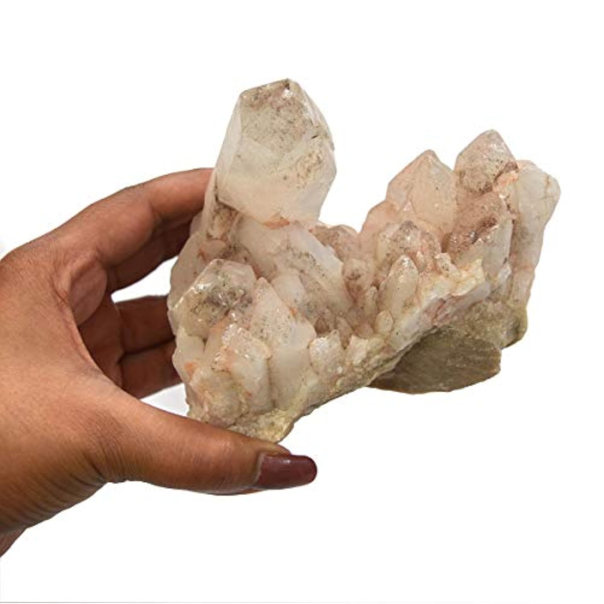 Natural Quartz Cluster Rough Stones for Healing and Vastu Correction