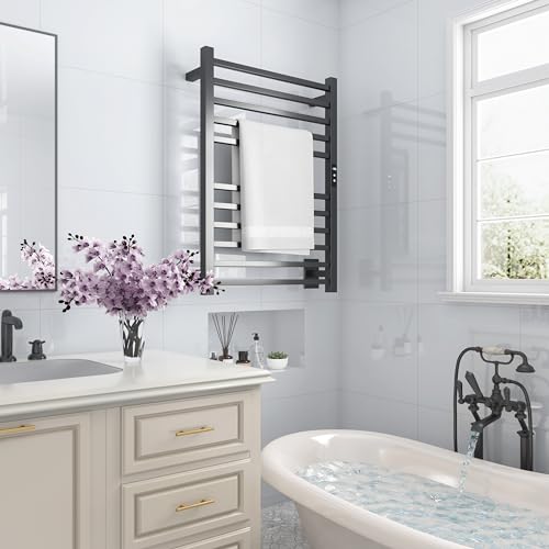 Famwov HTS800*550/5+6 Heated Towel Rack, Electric Towel Warmer thumb #1